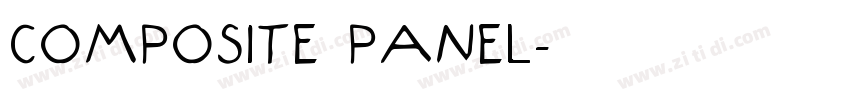 COMPOSITE PANEL字体转换